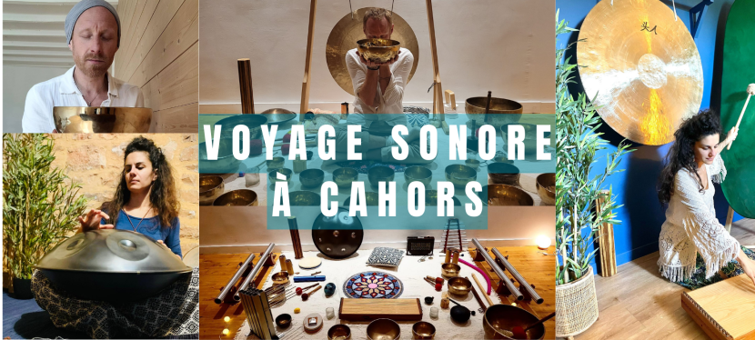 Voyage Sonore en duo le 26 mai 2024 à l&rsquo;Espace Métamorphose à Cahors&nbsp;(46)