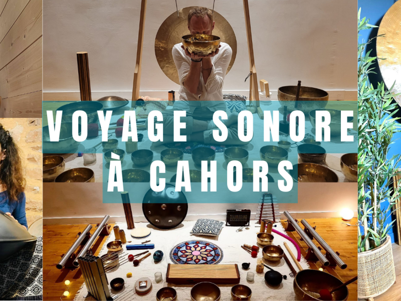 Voyage Sonore en duo le 26 mai 2024 à l’Espace Métamorphose à Cahors (46)